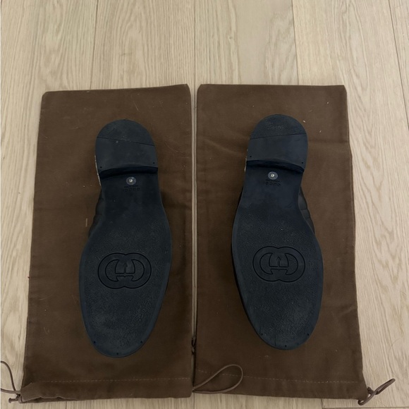 Gucci Marmont Leather Shearling Slides size 41 - Picture 2 of 7